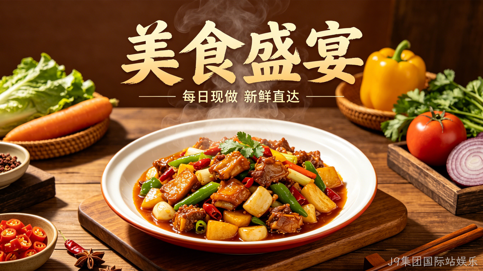 餐饮官网定制案例｜J9集团国际站娱乐打造品牌引流转化阵地